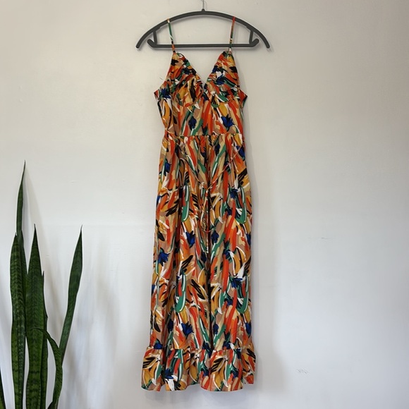 Commense Multi Color Print Cami Midi Dress - Picture 4 of 9